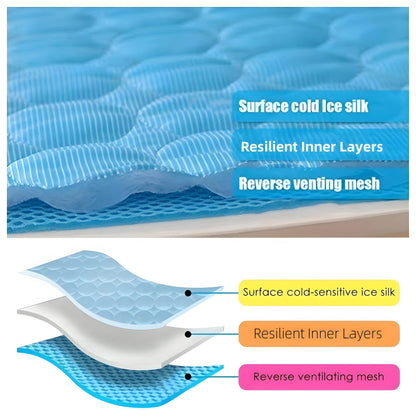 ZenFrost – Tappeto Rinfrescante in Ice Silk