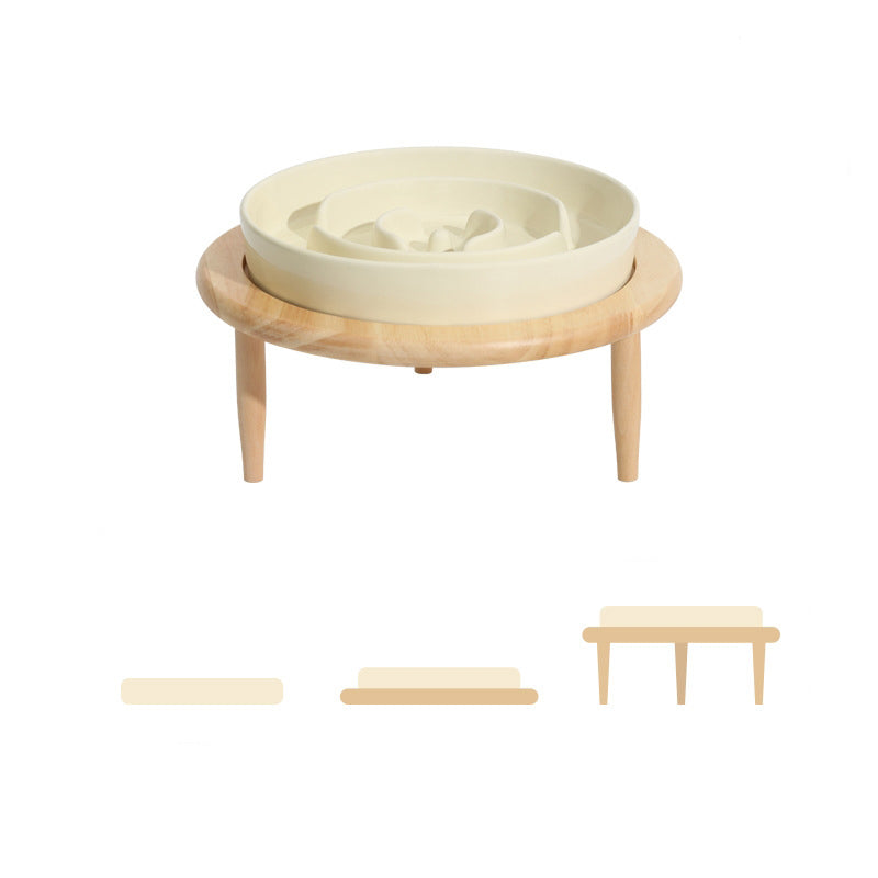 ZENBOWL – Ciotola Rialzata in Ceramica per Alimentazione Lenta