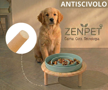 ZENBOWL – Ciotola Rialzata in Ceramica per Alimentazione Lenta