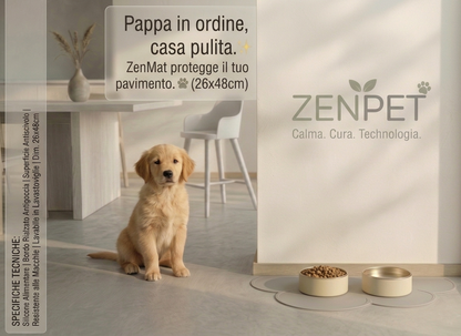 ZENMAT – Tappetino Sottociotola Antigoccia in Silicone Alimentare